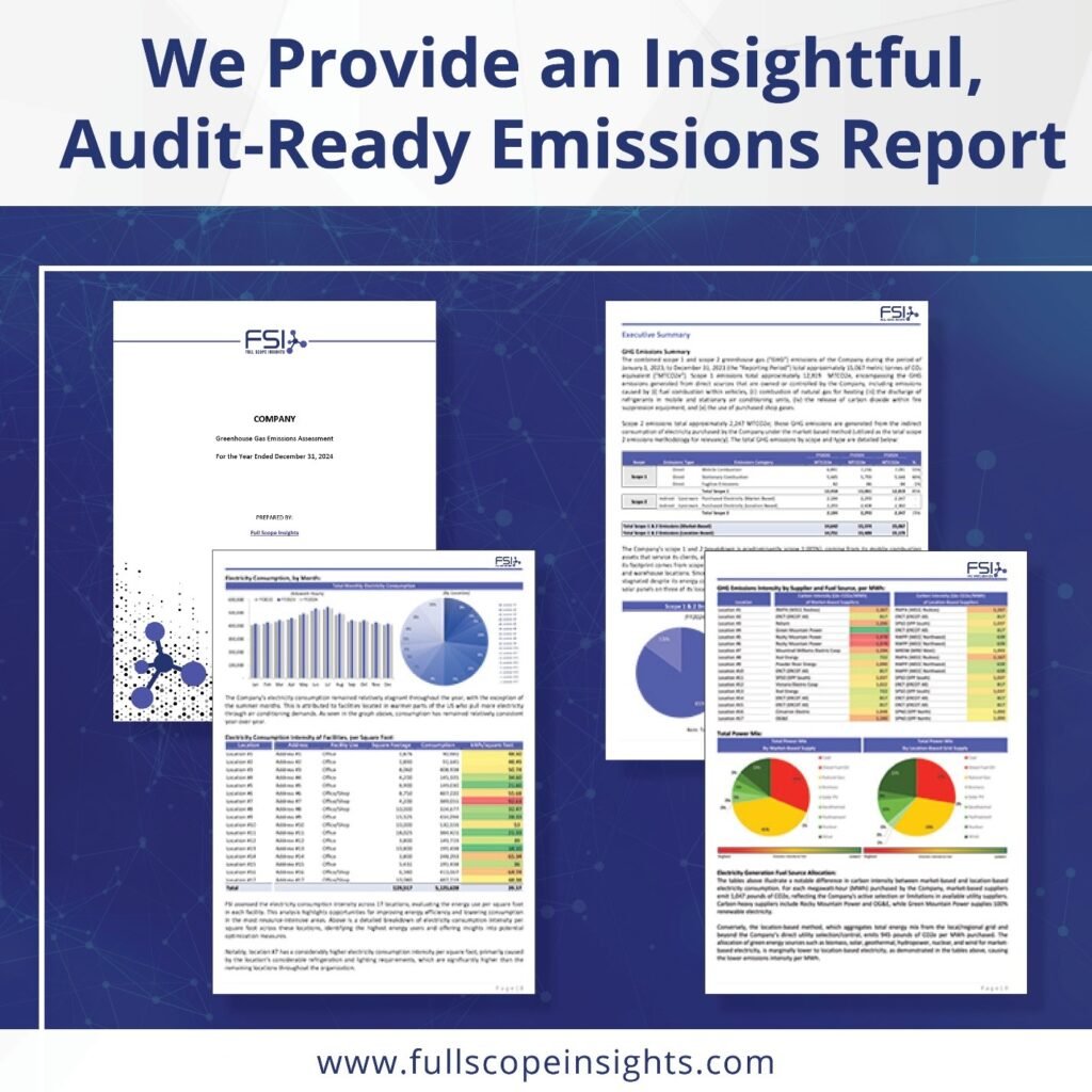 GHG reporting